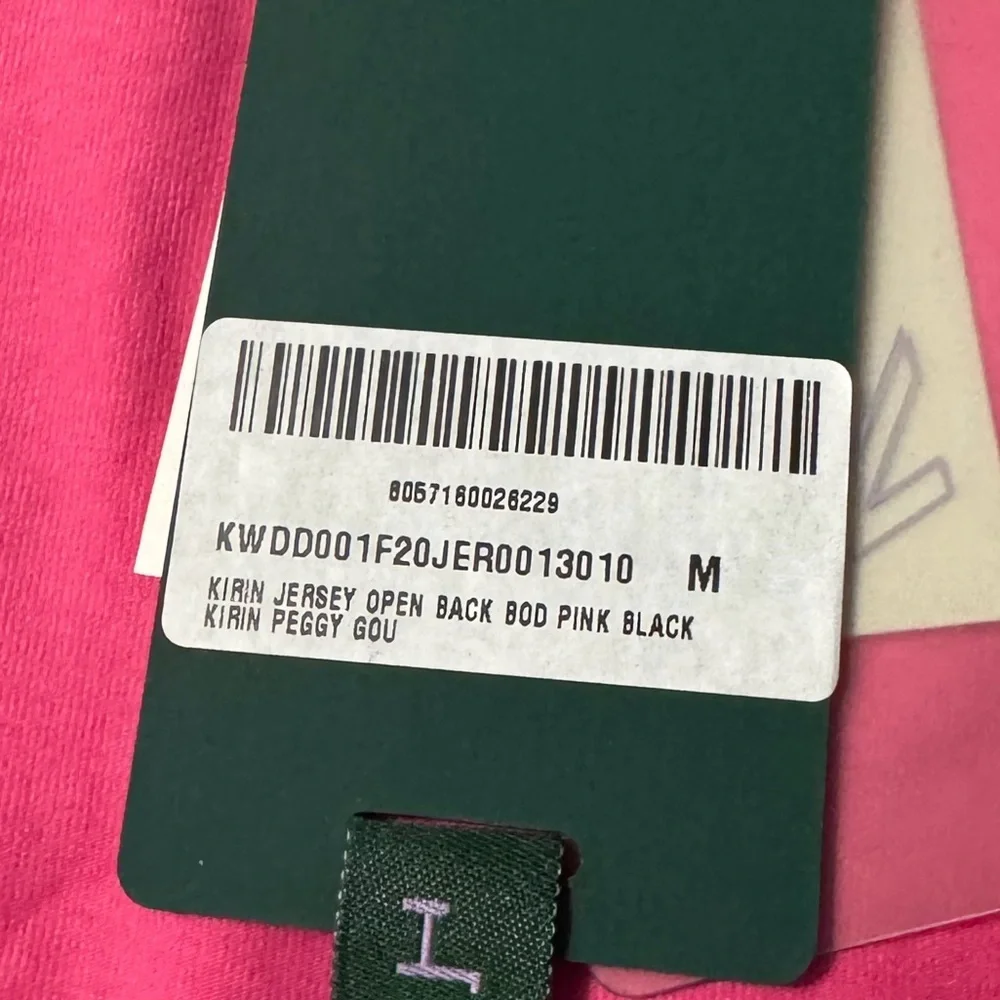 Kirin Peggy Gou Jersey Open Back Long Sleeve Bodysuit Pink - Picture 7 of 14